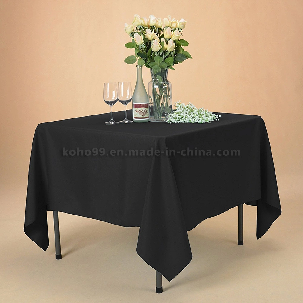 Square Disposable Table Cloth 20# Black