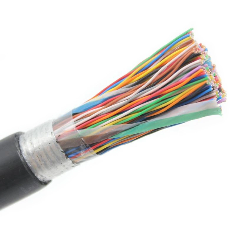 Cable telefónico 4X2X0.6 CCA/CCS/Cu PE aislamiento al Foil Shield CCA Cable de drenaje