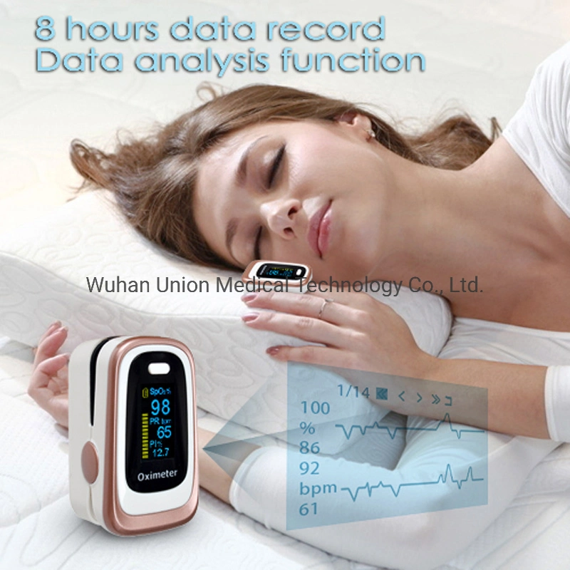 OLED Fingertip Pulse Oximeter with Data Store Function