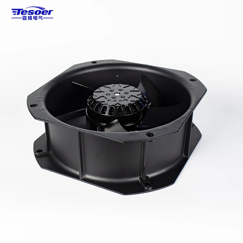 225X225X80mm AC Industrial Axial Cooling Fans/Blowers Made in China (TXA80S-225 Black)