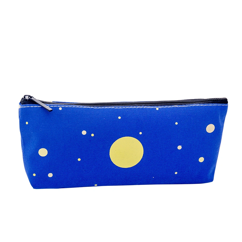 Creative Student Stationery, Starry Sky Zipper Pencil Case, Multifunctional Canvas Pencil Case, Pencil Case