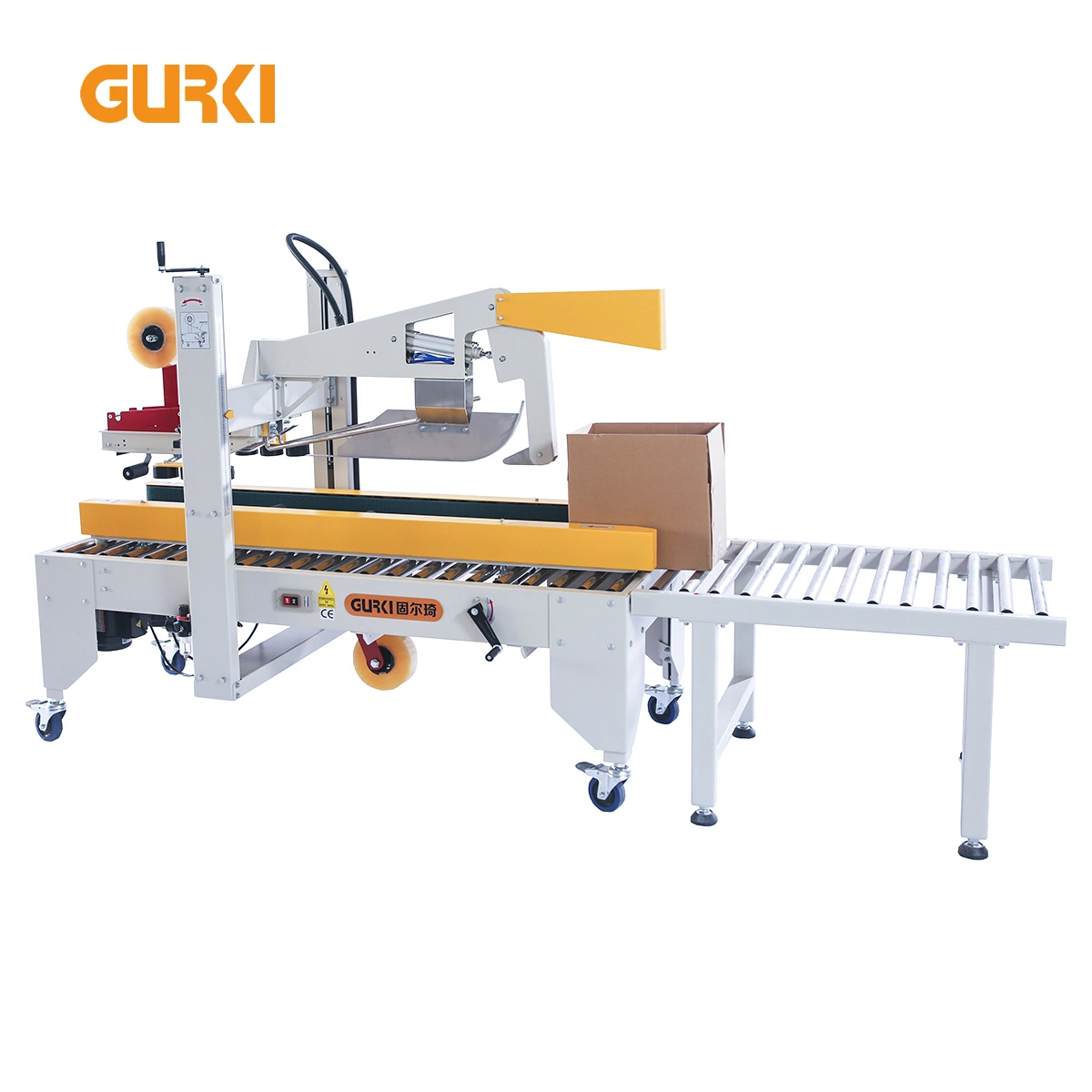 Automatic Corrugated Carton Packaging Taper Box Packing Taping Sealing Machine