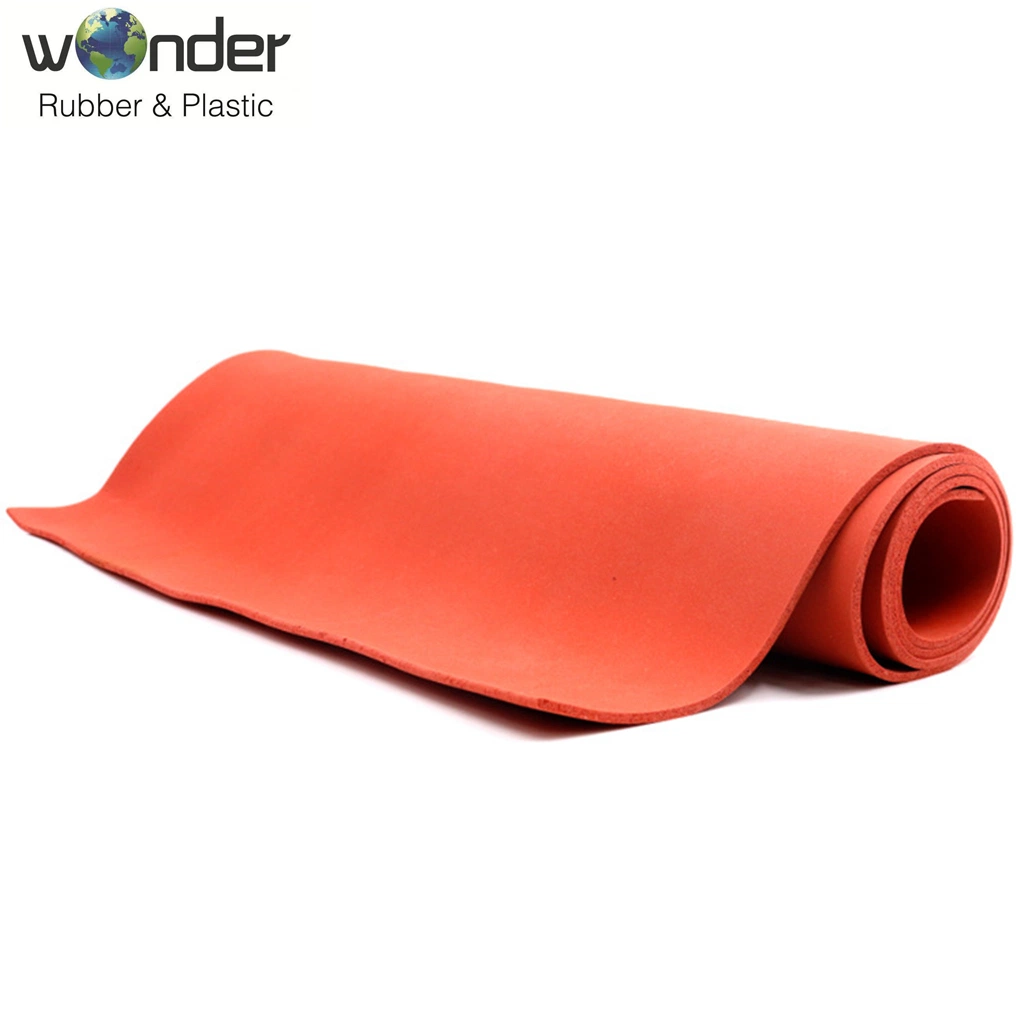 Wonder Factory Sale Good Quality Foaming Silicone High Quality Sponge Silicone Rubber Sheet Foam