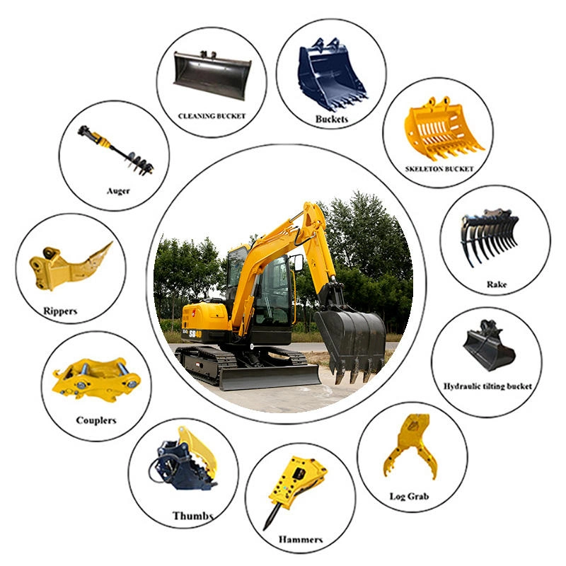 Skid Steer Loader Factory Supply Radlader Skid Steer Loader