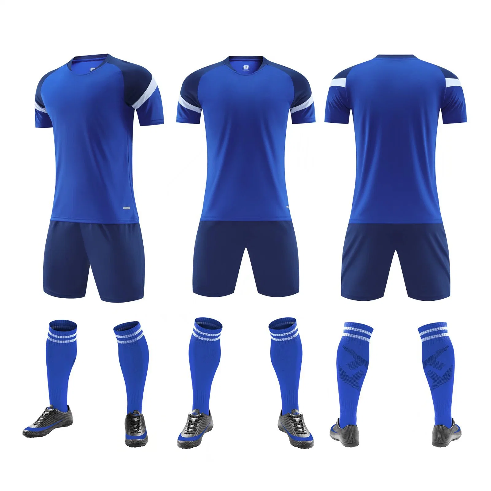 Nueva camiseta de fútbol deportiva transpirable y absorbente de sudor Traje de entrenamiento Camiseta de fútbol para niños adultos