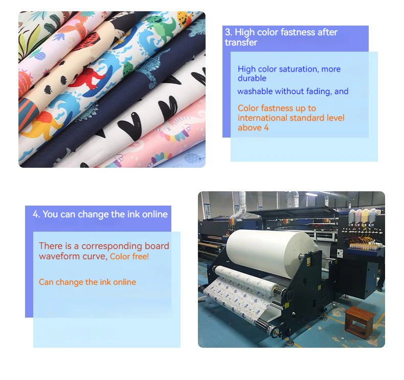 Premium Quality XP15000 High Concentration Vivid Sublimation Ink Black China Inks to Sublimate 6300 for Digital Printing