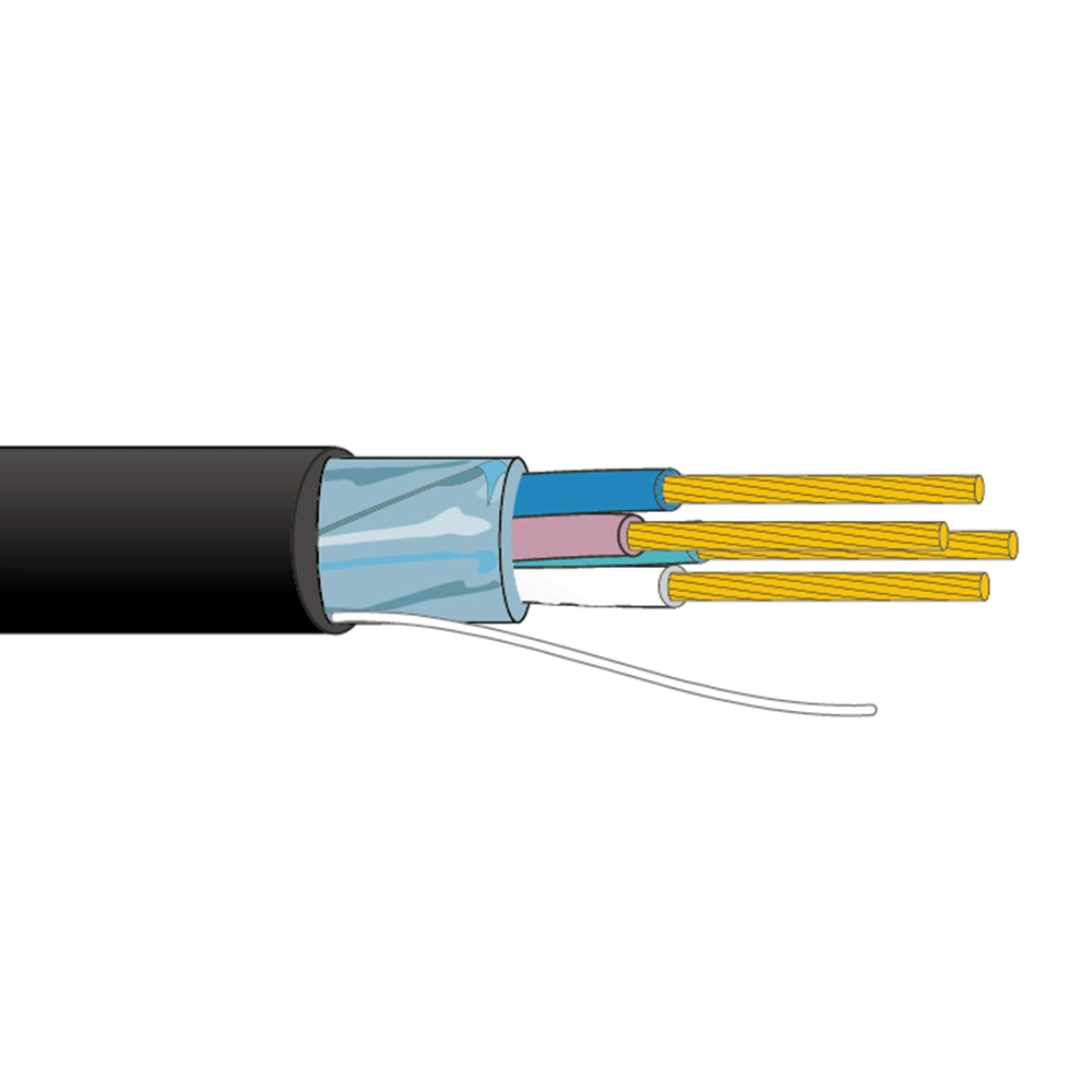 Cable de control de automatización de los núcleos de 12, 16 AWG Tc Revestimiento de PVC Conductor RoHS la instrumentación de las directivas de cable para el sistema de computación