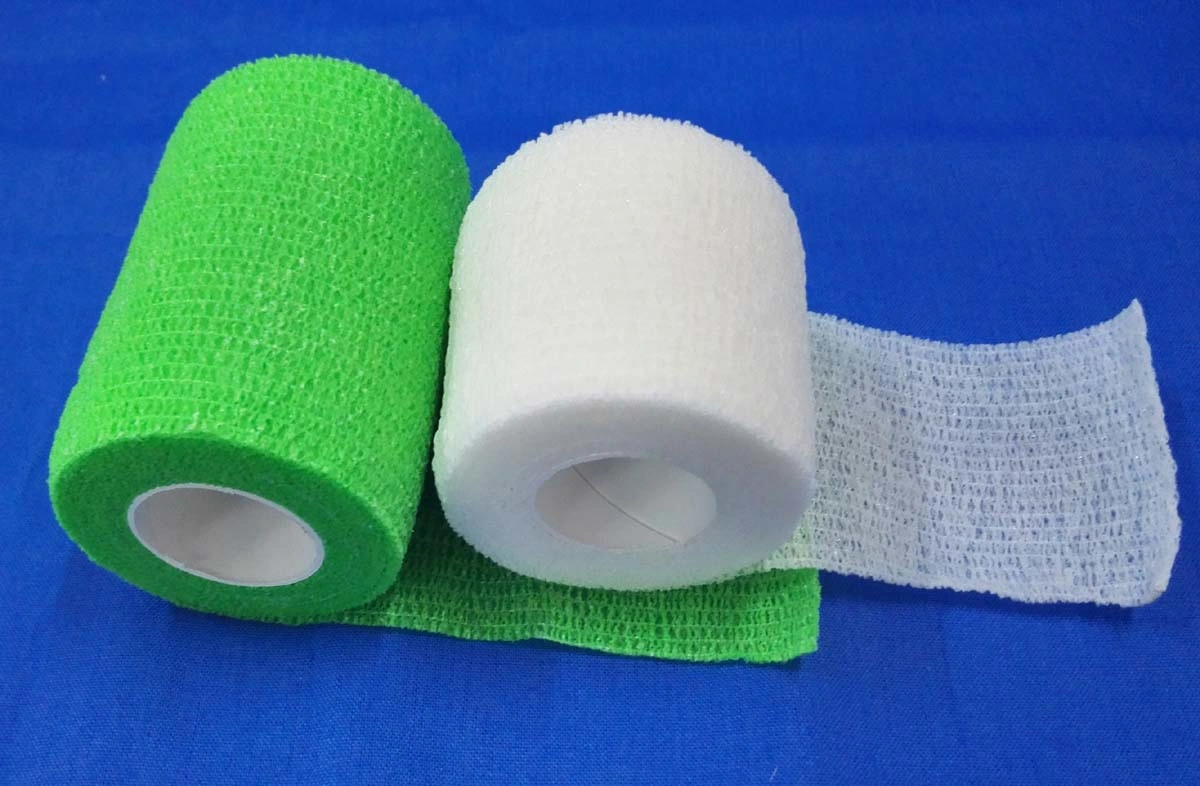 Bandage cohésif non tissé latex et bande de santé animale sans latex