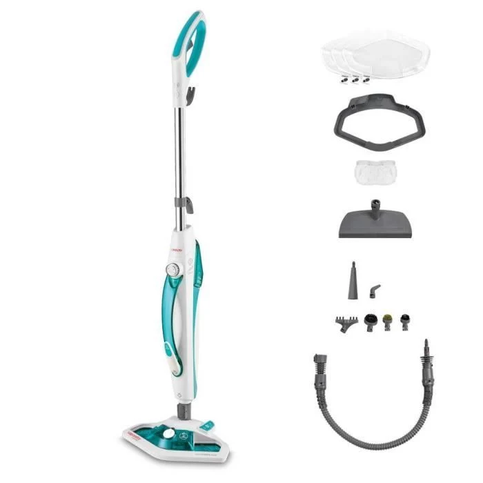 Steam Mop Cleaner Convenient Detachable Handheld Steam Cleaner for Hardwood,Tiles,Carpet with Multifunctional Tools,Handheld Steamer for Home,Kitchen,Garment