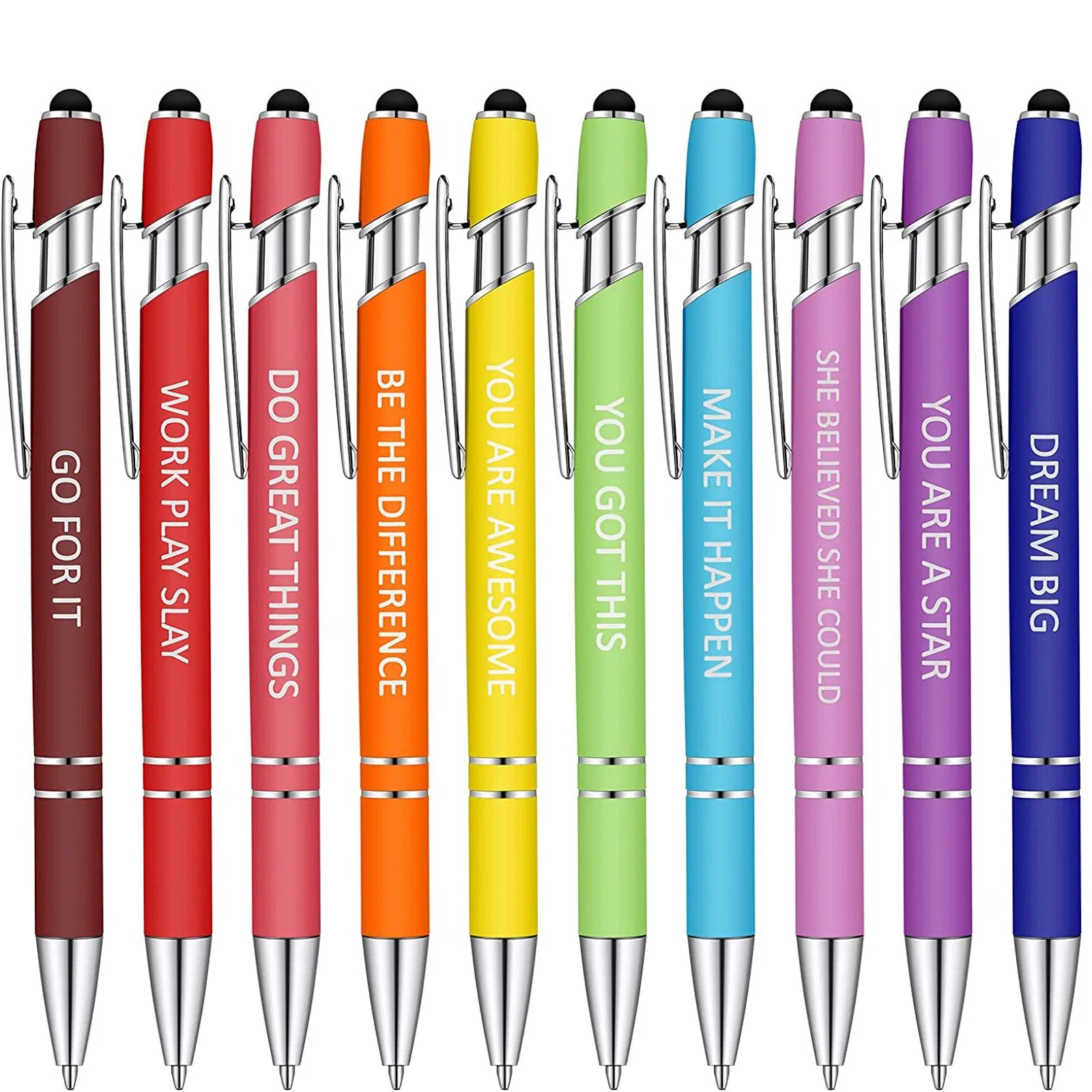 7PCS Funny Pen Set Week Pens Office Supplies Daily Work Office Ballpoint Pen Set