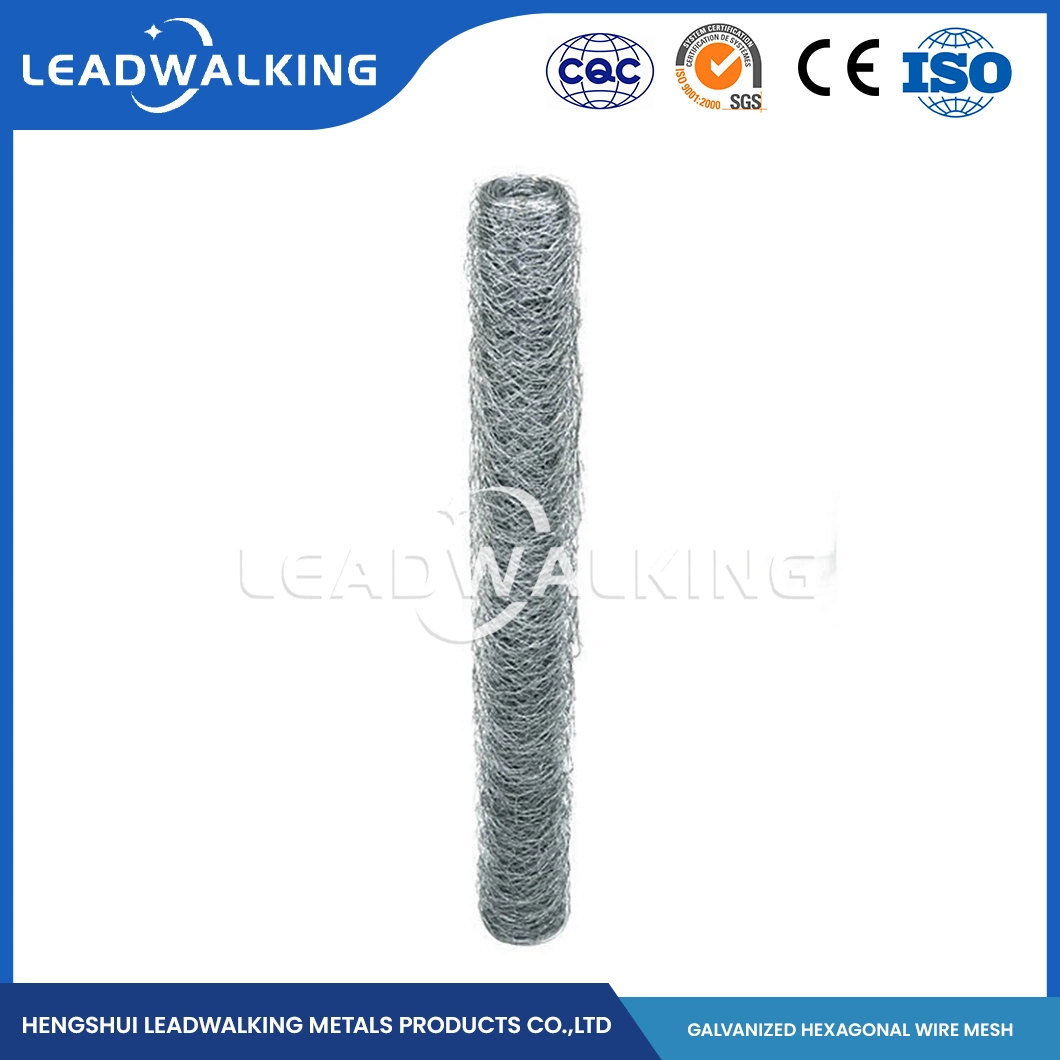 Leadwalking China Fox Proof Chicken Wire Mesh Factory Mild Steel Wire Material 5/8 Inch Mesh PVC Coated Hexagonal Hexagonal Mesh