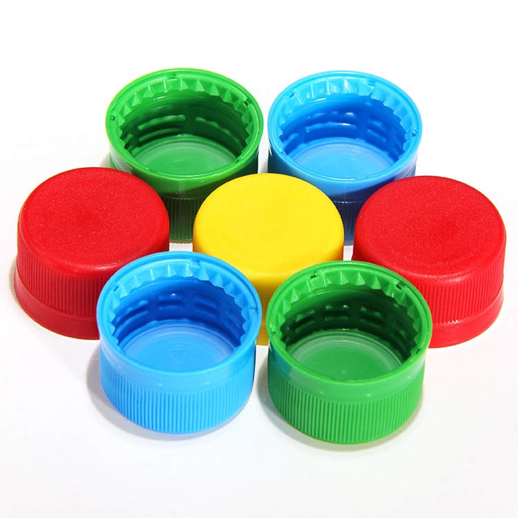 Custom Label Carbonate 28mm 30mm 38mm 48mm Pco Clear White Blue Plastic Drinking Bottle Cap