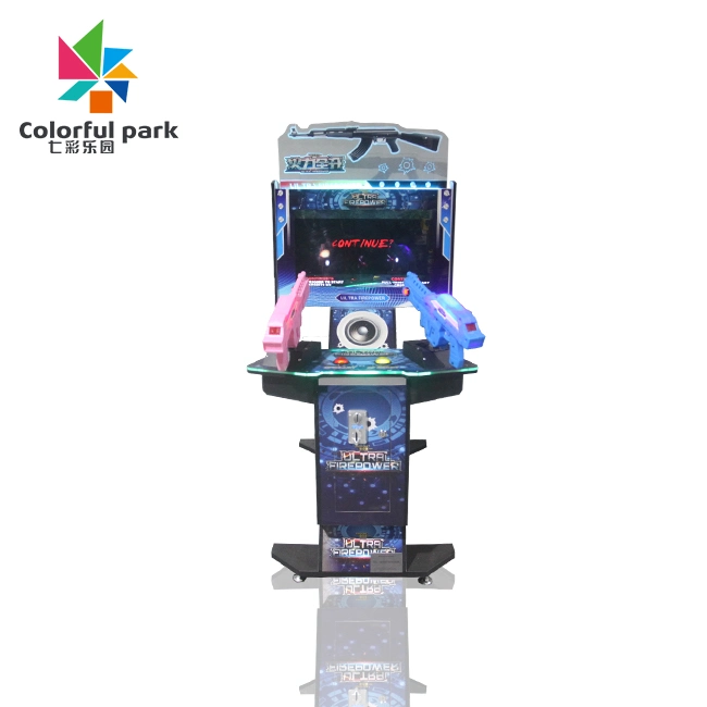 Parque colorido Arcade Mini simular el rodaje de máquinas de juego, juego de disparo de bola flotante, una moneda+operado+Juegos