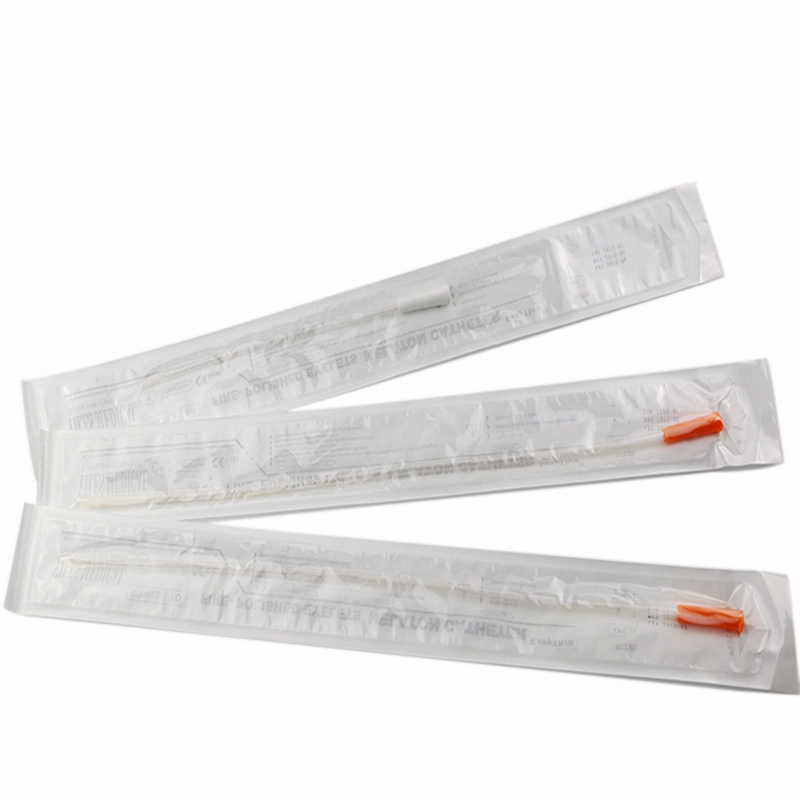 PVC Urinary Nelaton Catheter Hydrophilic Intermittent Catheter Tube