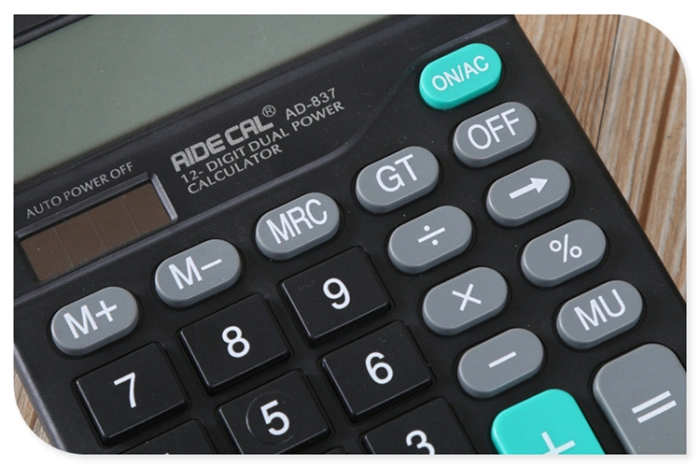 Calculatrice de bureau des finances de la calculatrice Dasktop Largr Calculatrice de l'écran