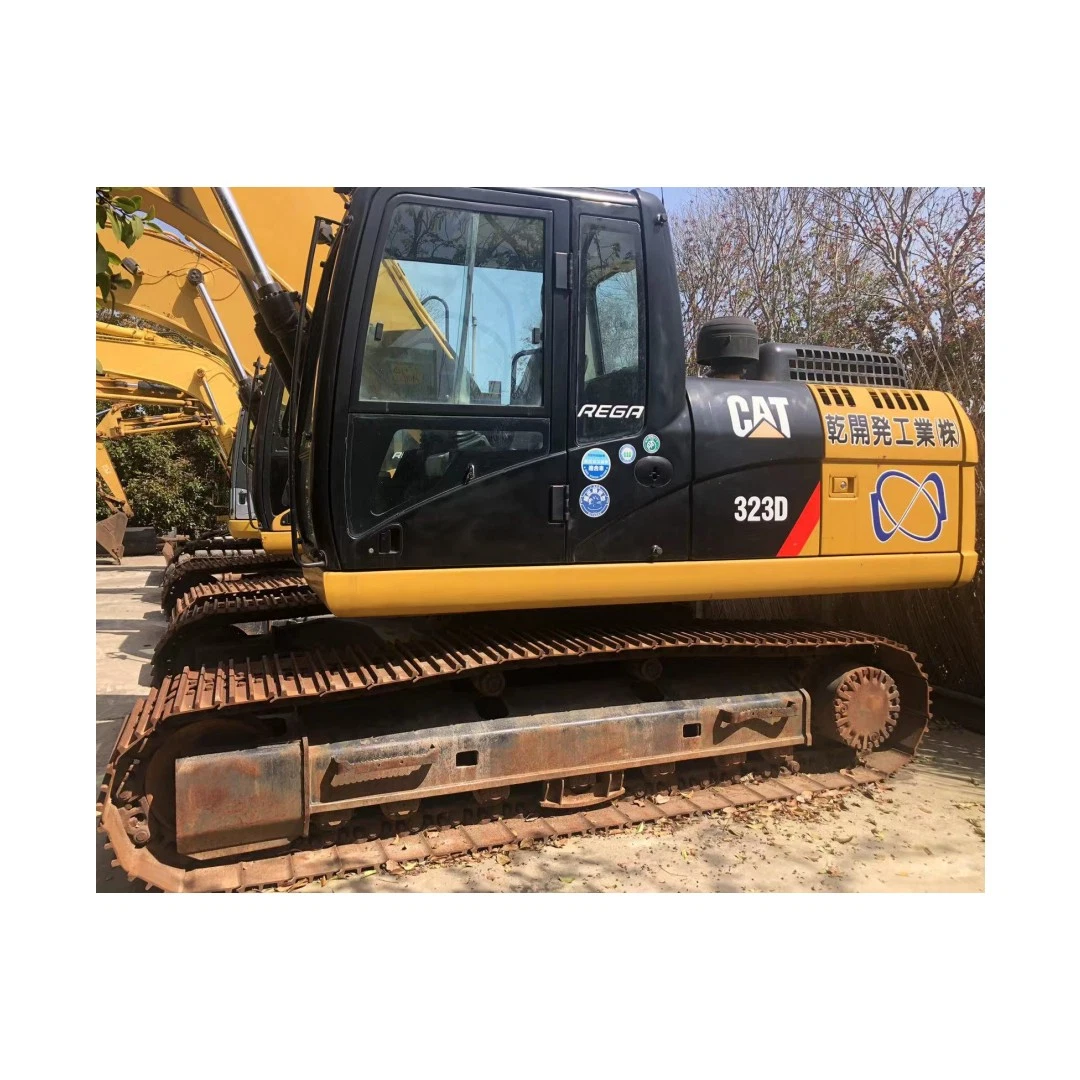 Good Condition Used Cat 323D Excavator Original Color Used Engineering Construction Machinery