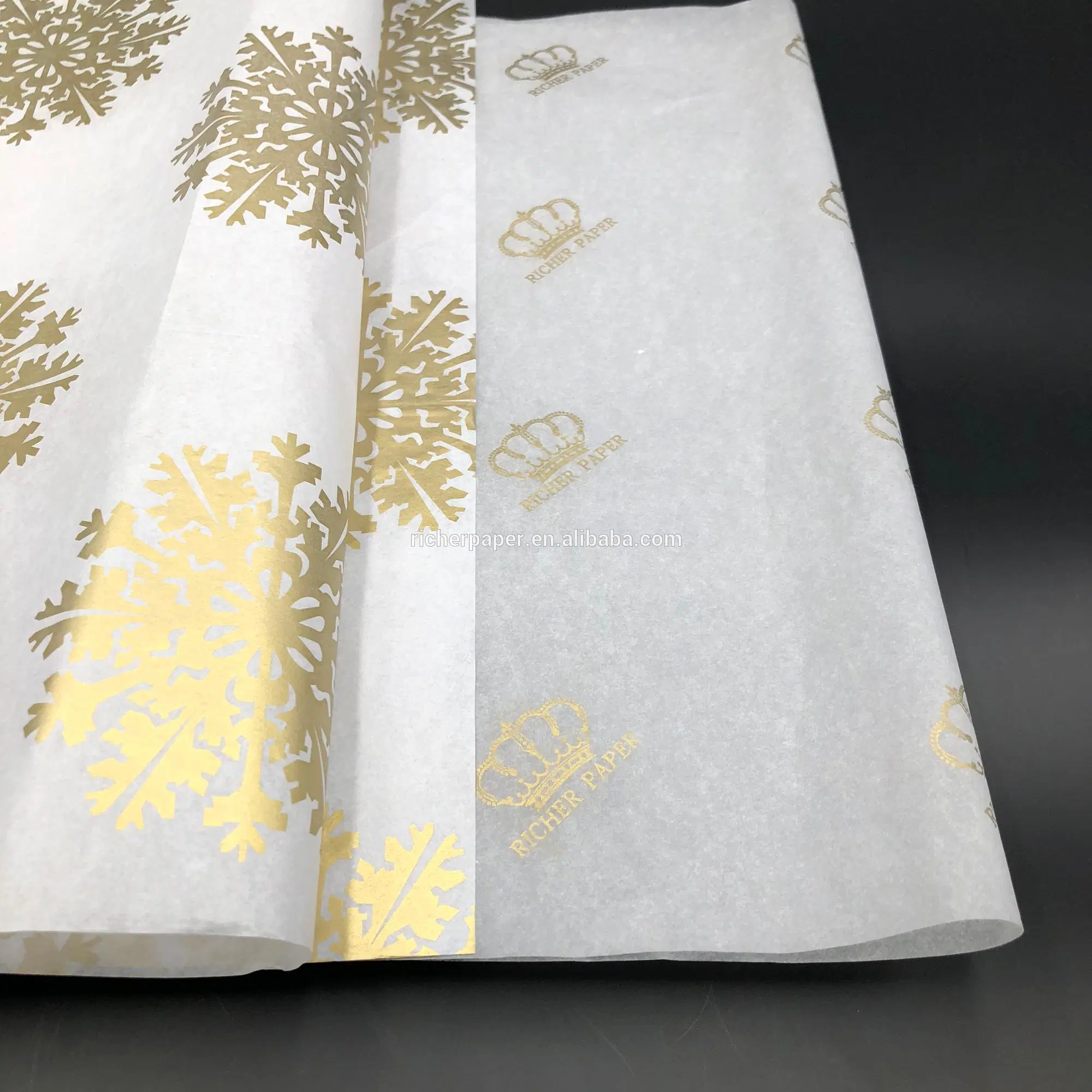 17-24GSM Printed Mf/Mg Acid Free Wrapping Tissue Paper