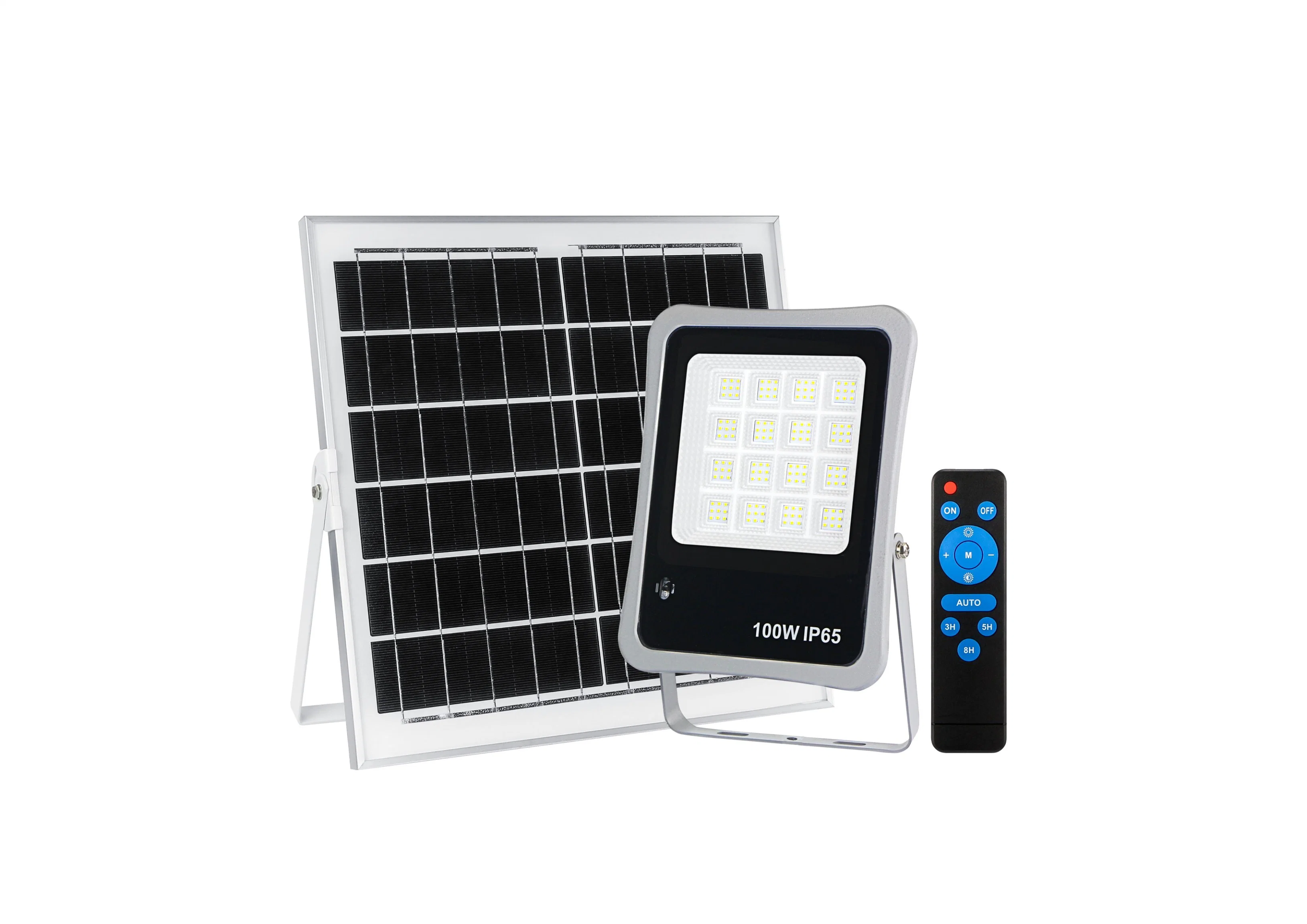 IP65 Outdoor Square Factory 100W Solar LED Flood Light