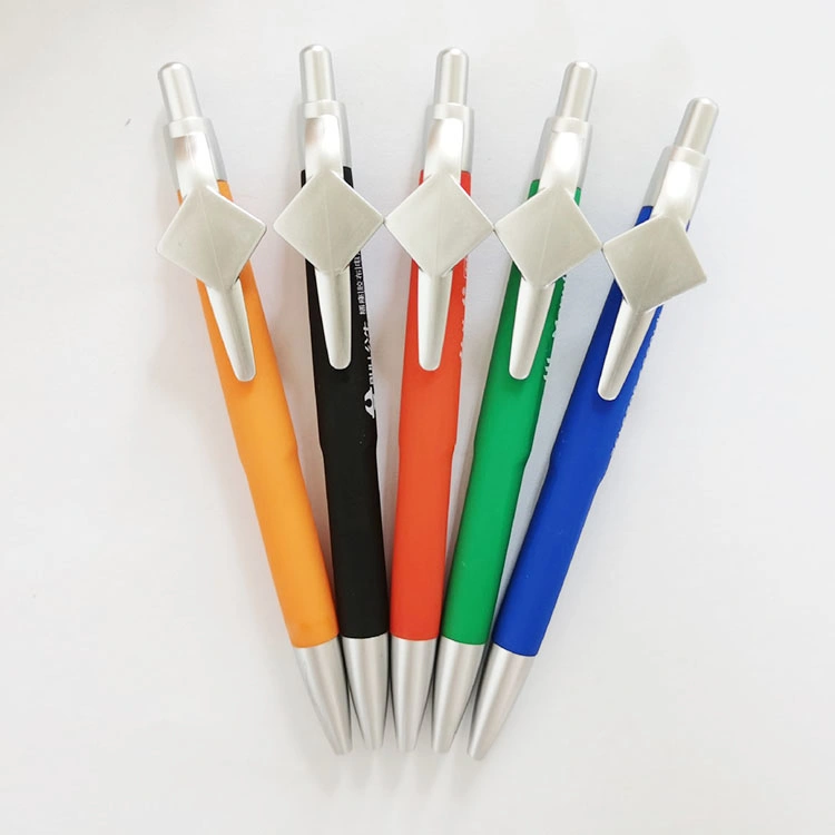 China Manufacturer Custom Promotional Plastic Smoothly Ball Pen Printing Brand Ball Point Pen with Logo