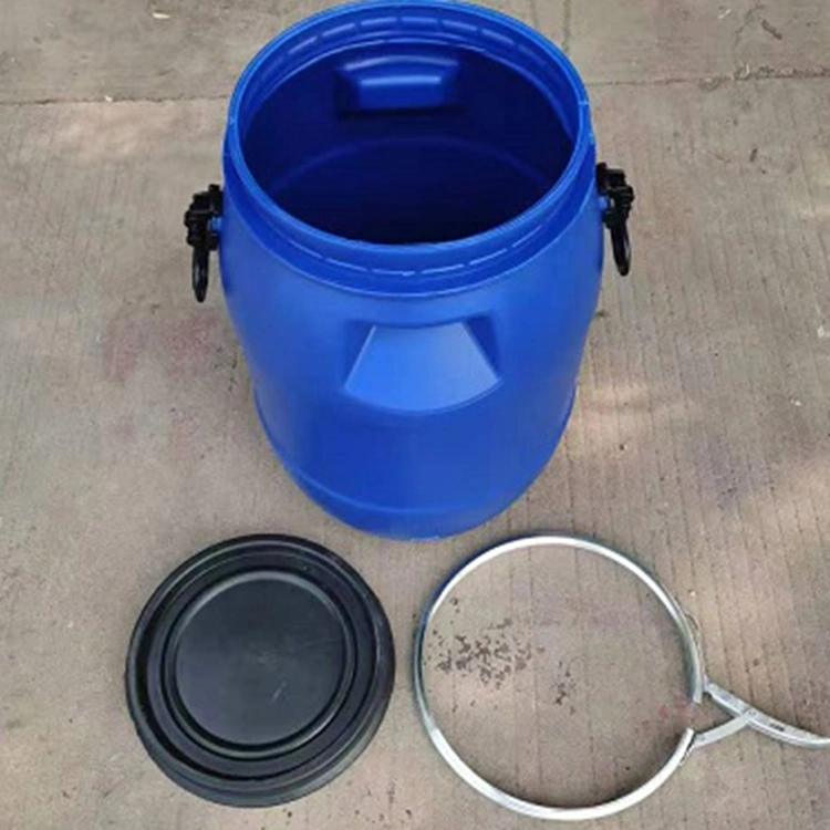 100L Blue Plastic Water Drum Chemical Barrel with Lid