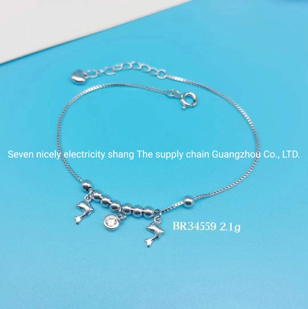 Hot Sale 925 Sterling Silver Jewelry Women Accessories Snowflake Bracelet Costume Jewelry