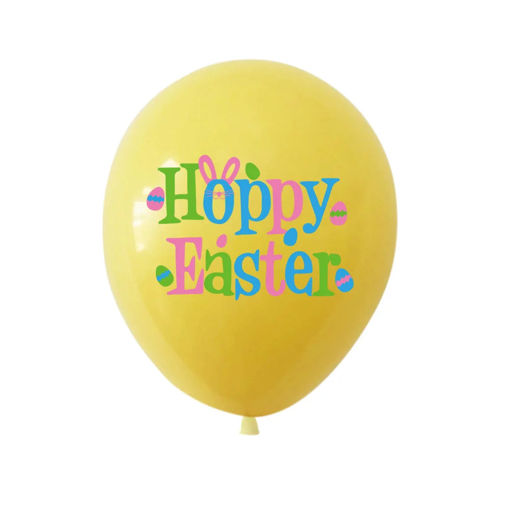 Vente chaude Fournitures de fête d'anniversaire Décoration suspendue Ballons en latex de lapin de 12 pouces.