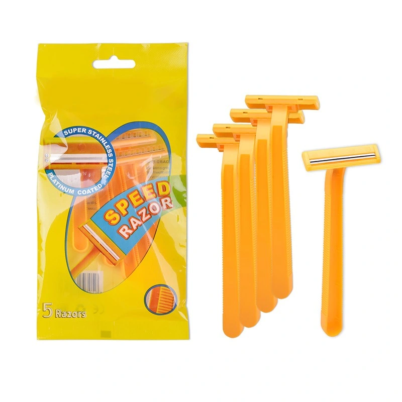 Plastic Handle Razor Double Edge Disposable Razor Plastic Disposable Shaving Razor Hotel Razor