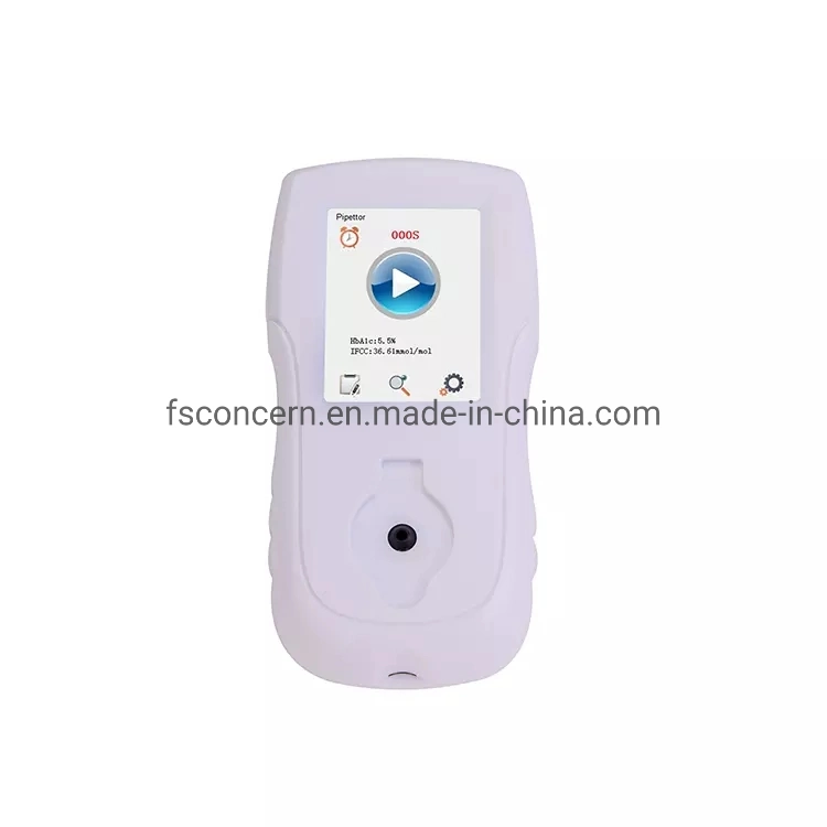 Blood Analysis System LCD Touch Screen Health Diagnosis Hba1c Analyzer Hemoglobin Glycated Analyzer