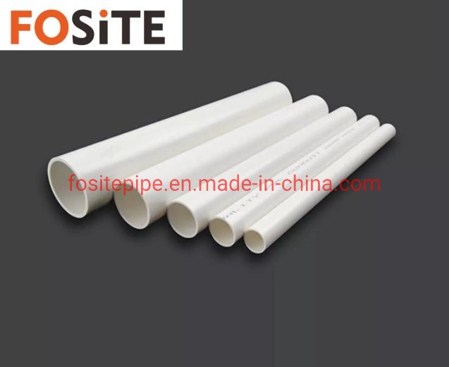 Fosite 110mm Accesorios PVC codo caucho tubería de plástico de la fábrica de tuberías Elementos