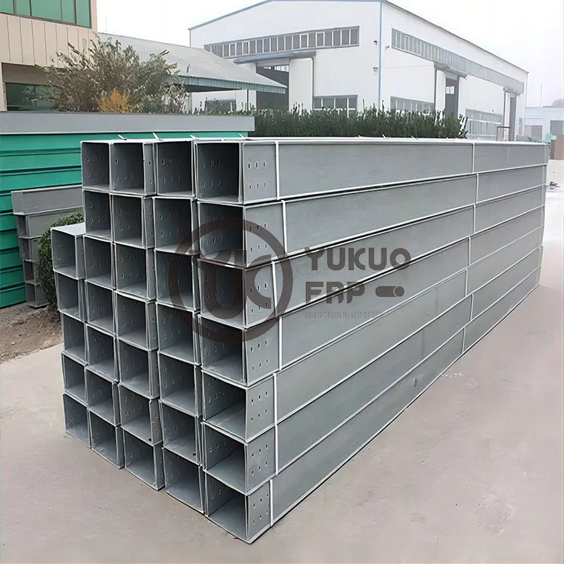 Glass Fiber FRP Cable Tray with Cover Plate/ Cable Bridge