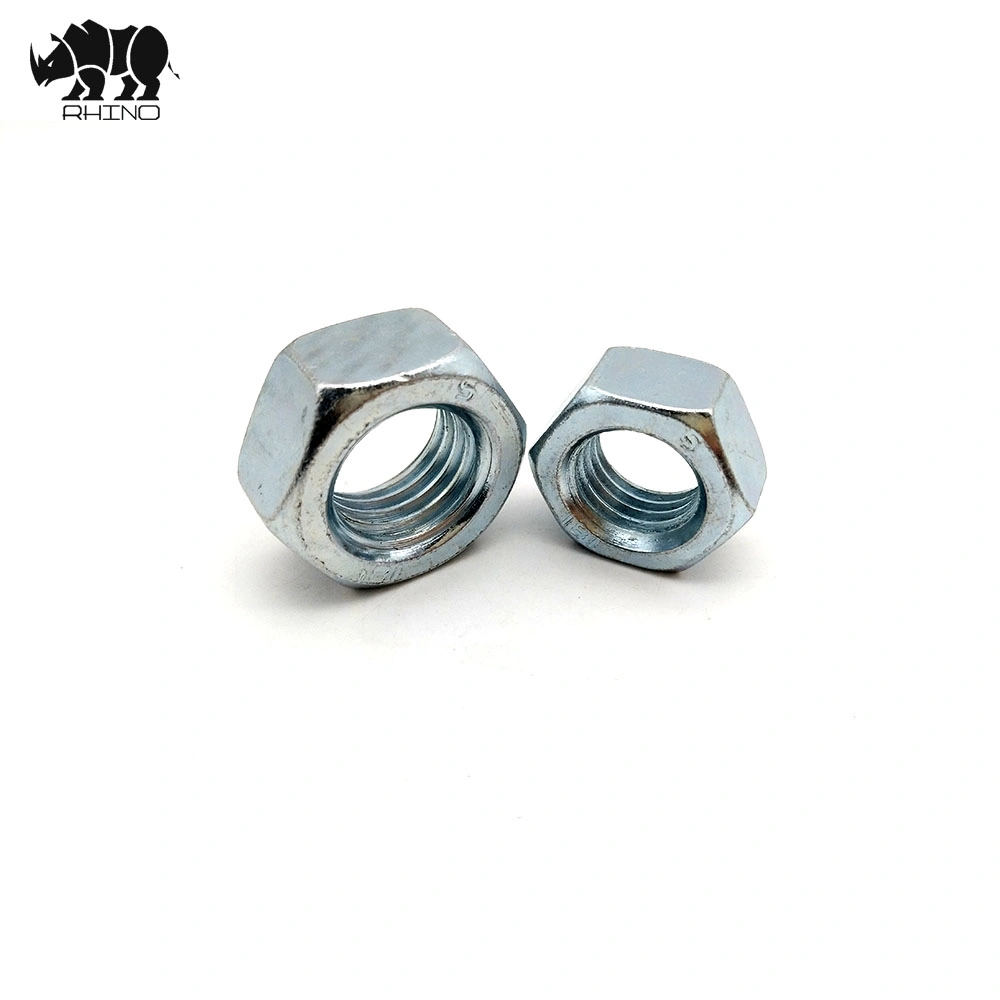 Chinese Manufacturer Factory Carbon Steel Q235 Q195 C1088 Galvanized Plain DIN934 Hex Nut