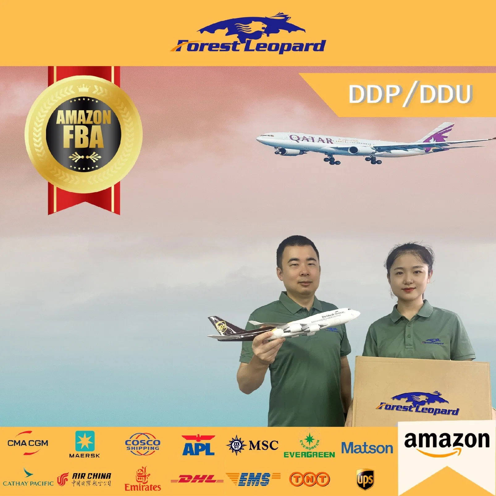 Internacional Puerta a Puerta carga de Aire DDP Envío a de EU USA de Shenzhen Freight Forwarder