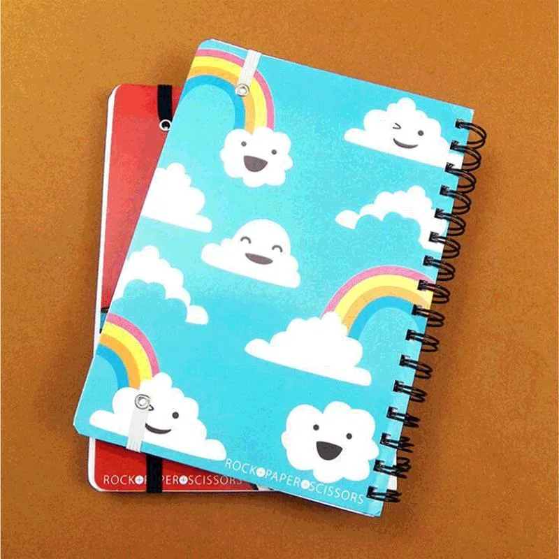 New Style Elastic Band Notebooks Student Spiral Notebook