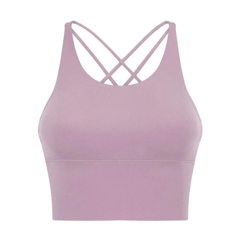 Hot Sale Mold Cup Underwear Set Women's Strap Sports Bra