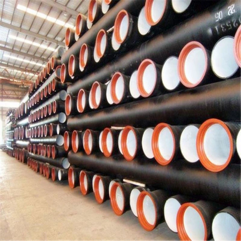 High Quality C30 C40 Ductile Cast Iron Pipe DN800 800mm 600mm K9 Ductile Iron Pipe for Municipal Water Supply