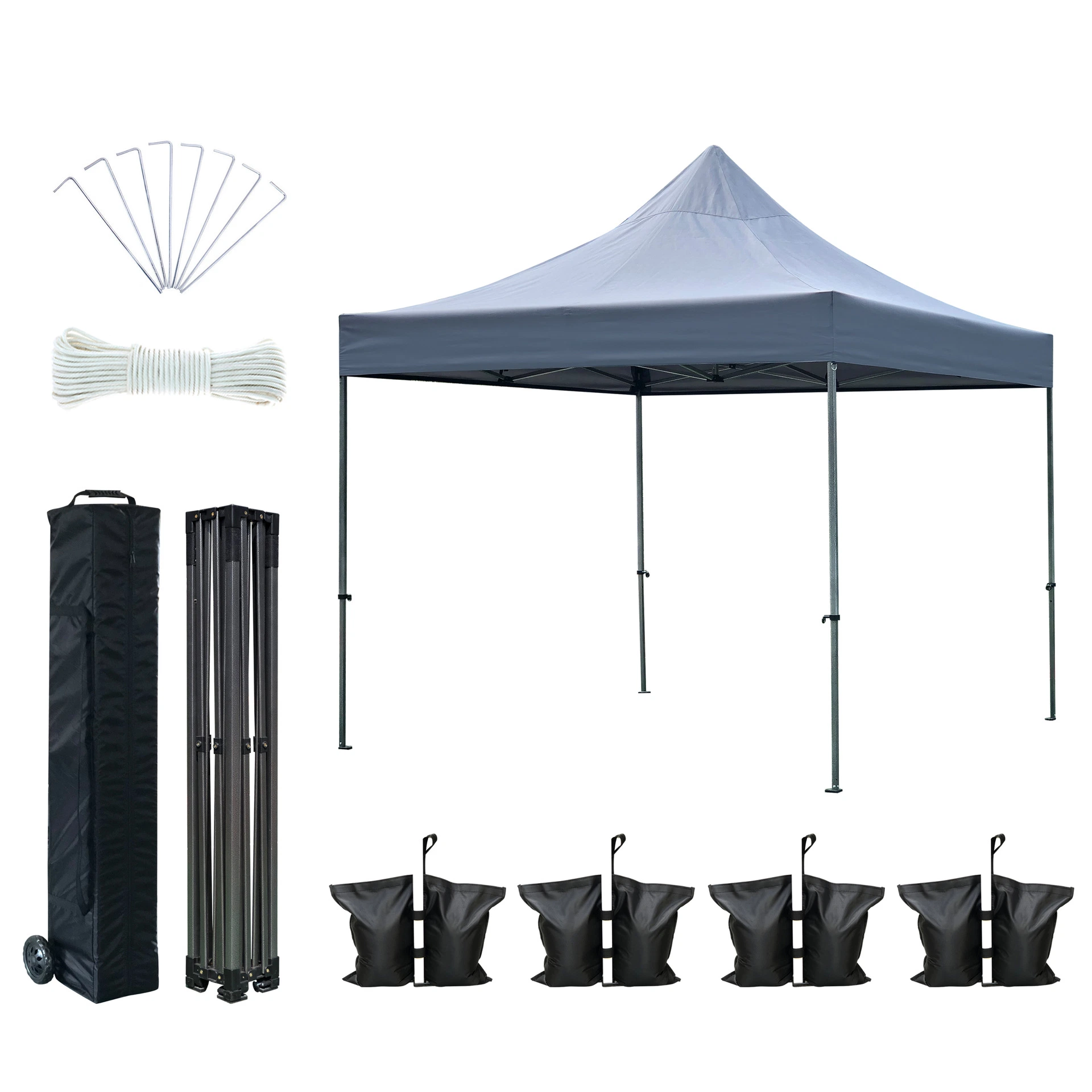 Foldable Canopy Tent Umbrella Gazebo