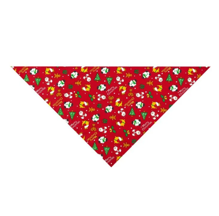 PET doggy Dreieck Schal Lätzchen Kerchief Accessoires mit Weihnachts-Element