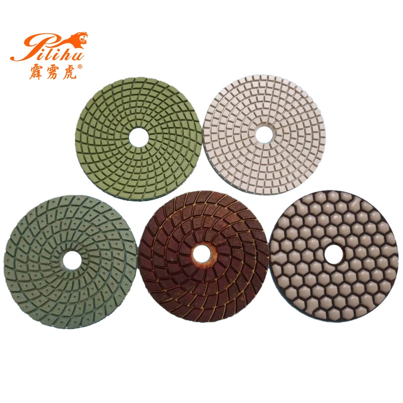 6 Steps Flexible Diamond Polishing Pad for Stone Marble Quartz Stone