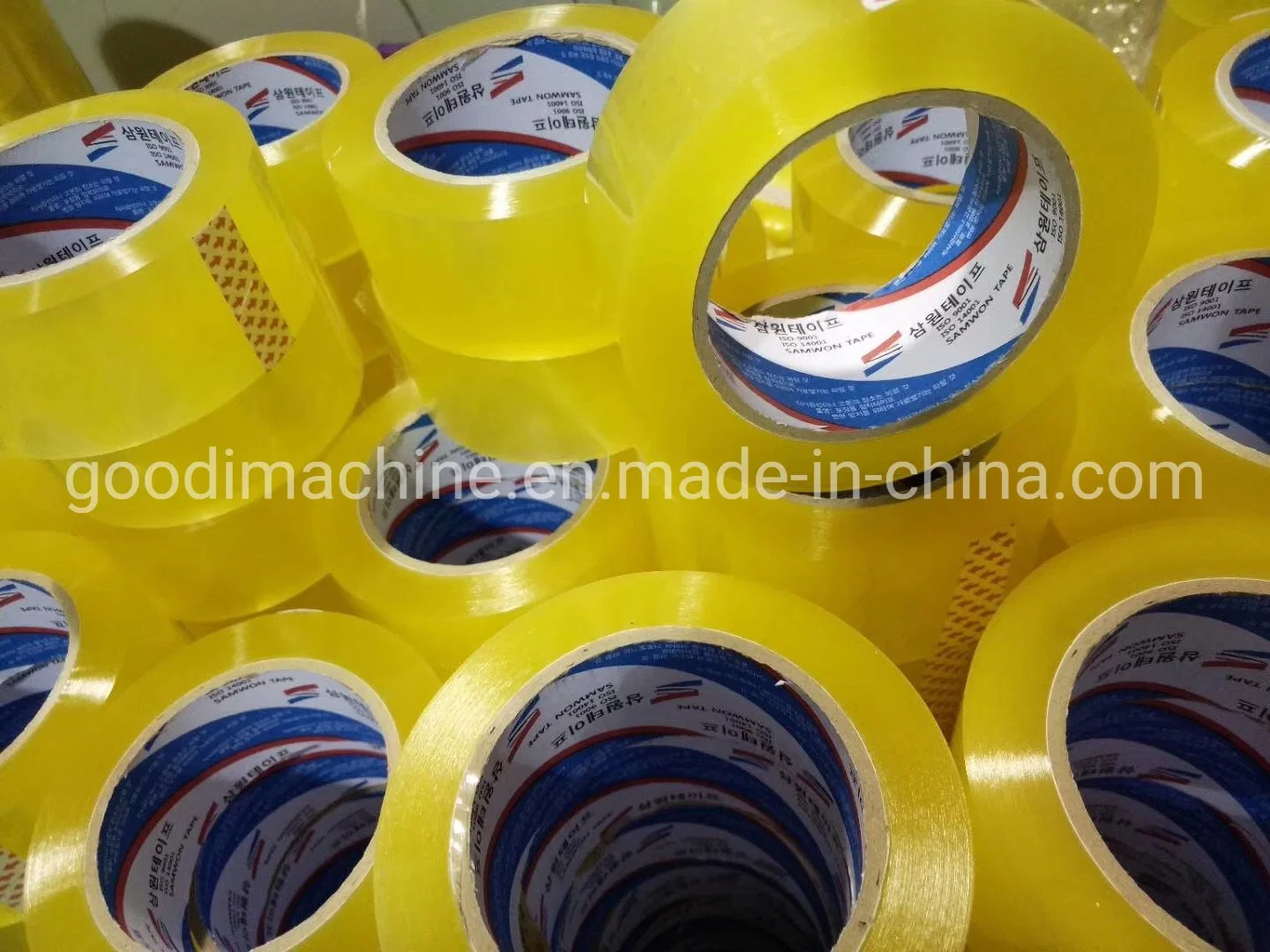 Adhesive BOPP Cello Tape Making Machine Automatic Tape Production Line