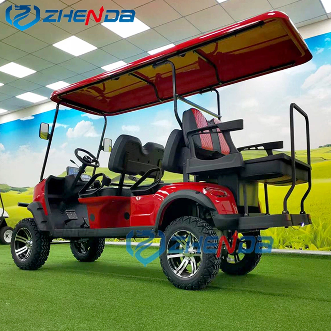 Luxury Golf-Cart Single Rider 8 Passengers Motor 48V Hdk Classic Car 5 Seater Motorised Foldable Golf Cart