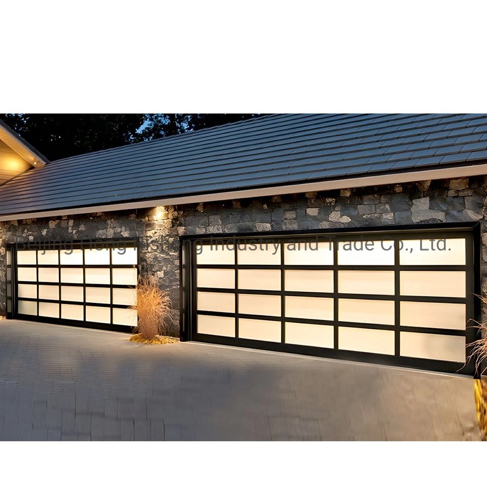 Fashionable Design Aluminum Alloy Exterior Garage Doors