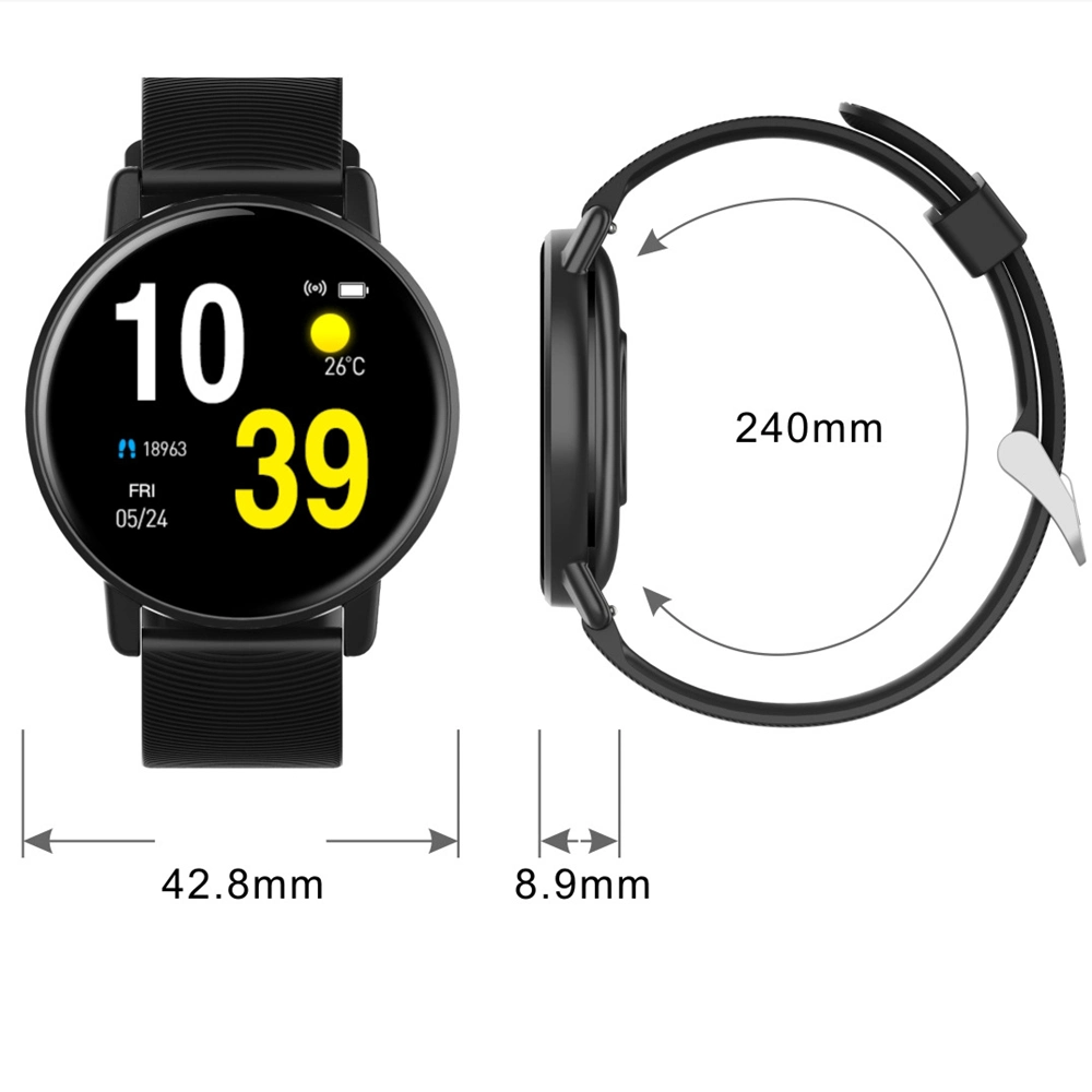 H50 Smart Watch Touch HD Screen Waterproof Heart Rate Monitor Blood Pressure Fitness Bracelet Smartwatch