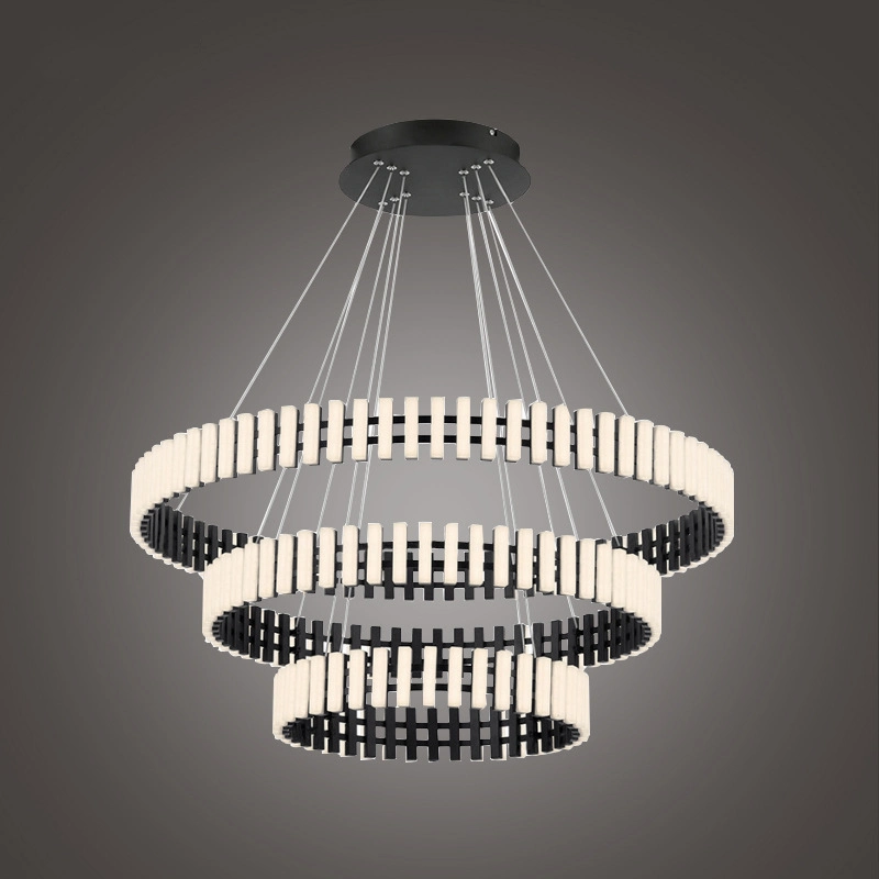 LED Acrylic Modern Luxury Round LED Pendant Light Chandeliers Lighting Interior Light