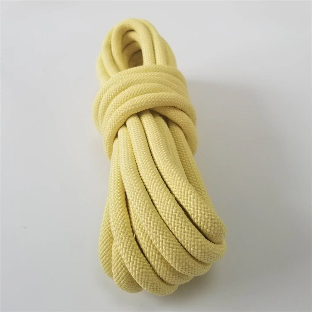 Factory Direct Sale 10mm 12mm 16mm Kevlar Aramid Fiber Round Rope for Industrial Use