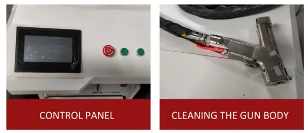 Máquina Derusting Lado Laser de Solda máquina de limpeza