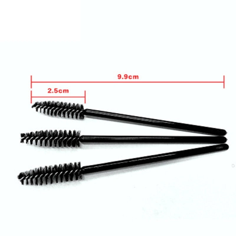 10pcs Wimpernbürste, Einweg-Wimpernbürste Wands Applicator Augenbrauenbürste, Wimpernverlängerung Zubehör (Schwarz) Esg13735