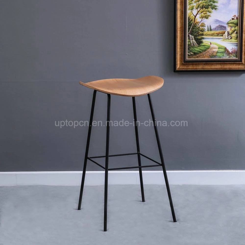 مقهى بالجملة بار أثاث Stool مع سطح خشبي (SP-BS229)