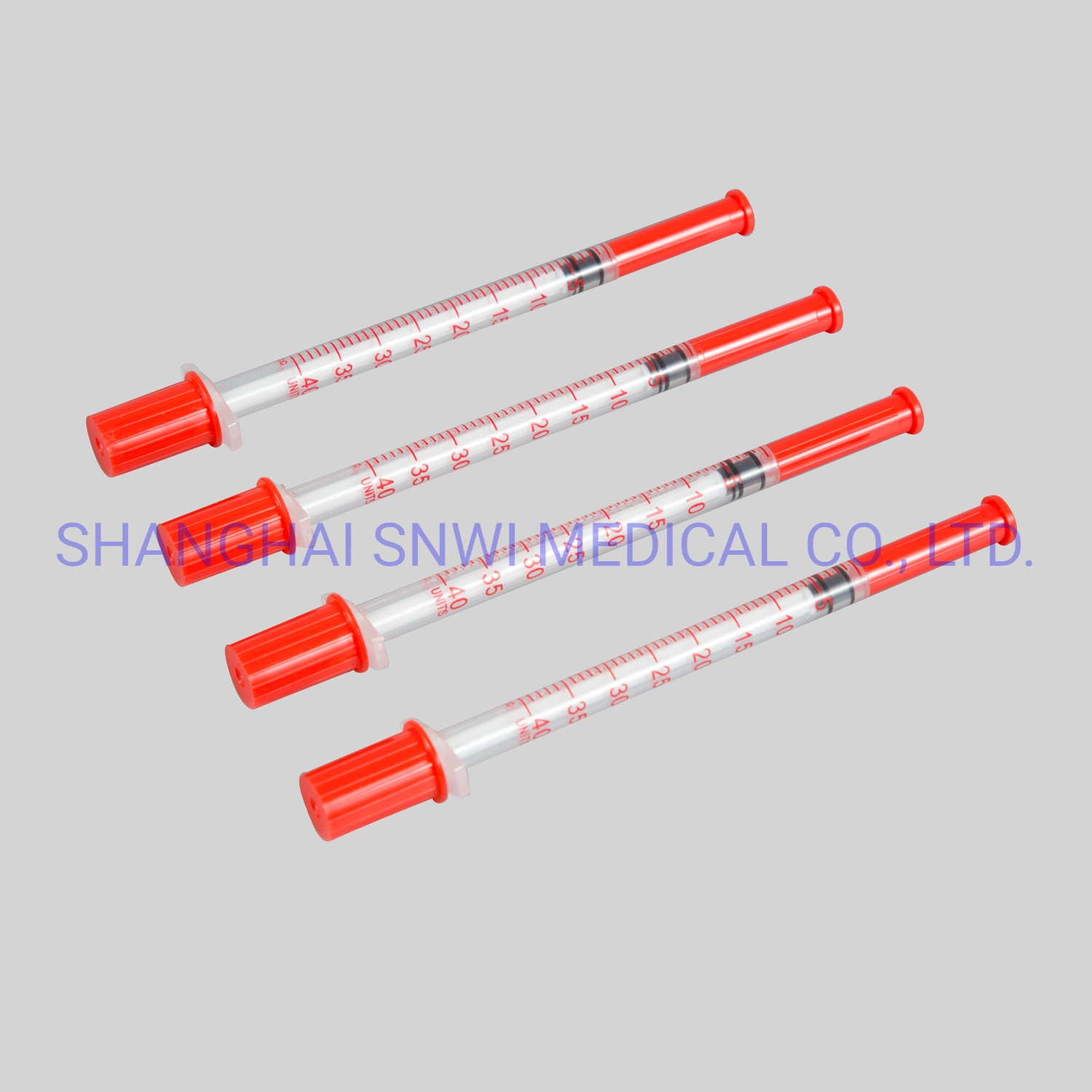 Disposable Medical Products Insulin Syringe 0.3ml, 0.5ml, 1ml