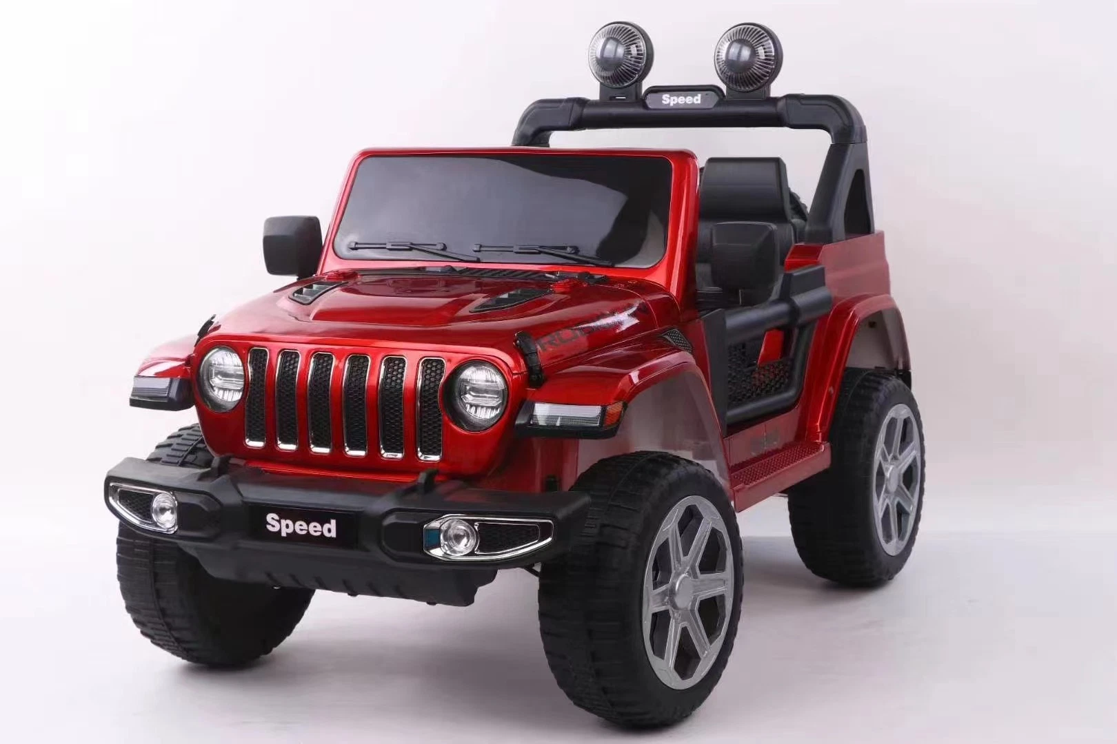 Four-Wheel Parallel Swing Children's Electric Car Children's Rechargeable Toy Car 6V4.5*2 Dual Drive 12V7 Four-Wheel Drive Double Battery Large Battery Toy Car