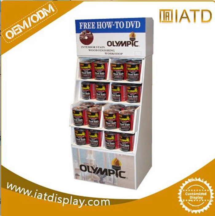 Pop up Carton Cardboard Retail Floor CYMK Display